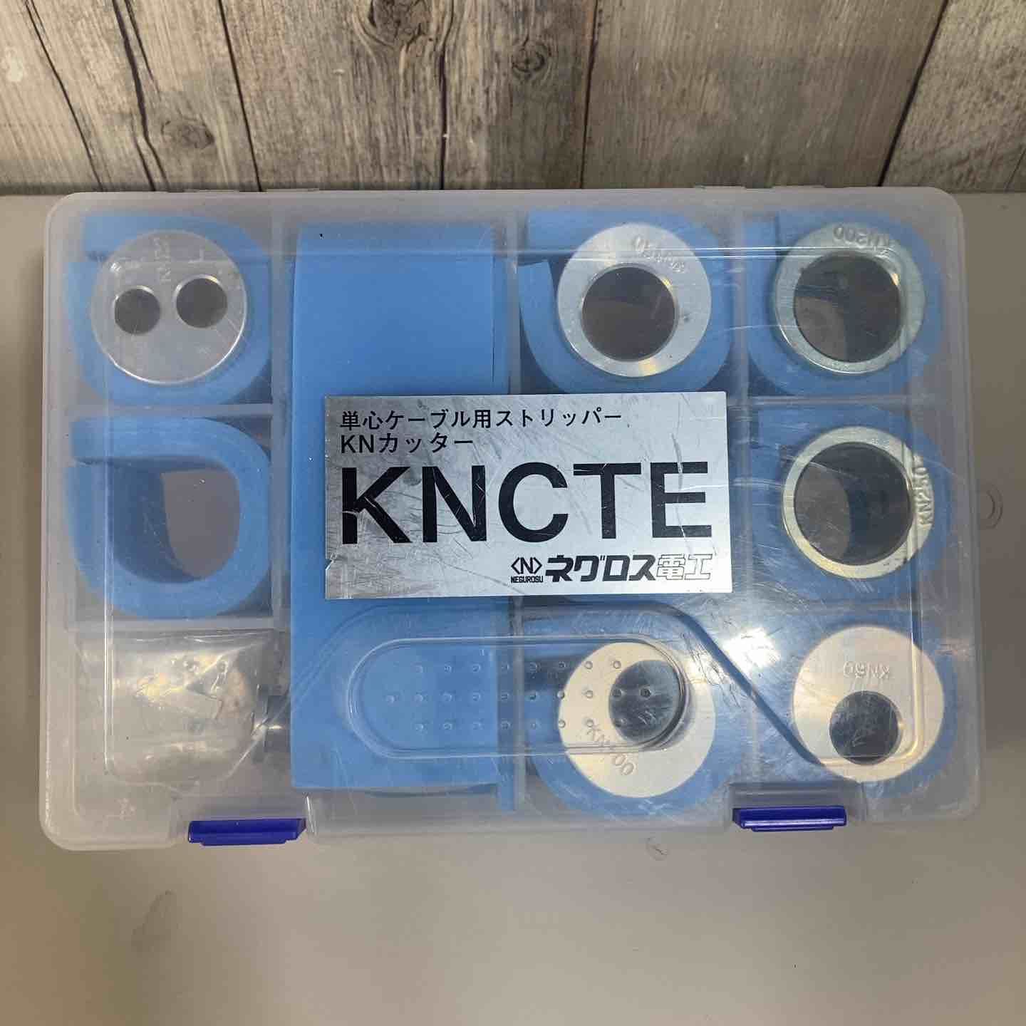 ネグロス電工 単心ケーブル用ストリッパー KNCTE ① 切れ味未確認 替刃付き【戸田店】