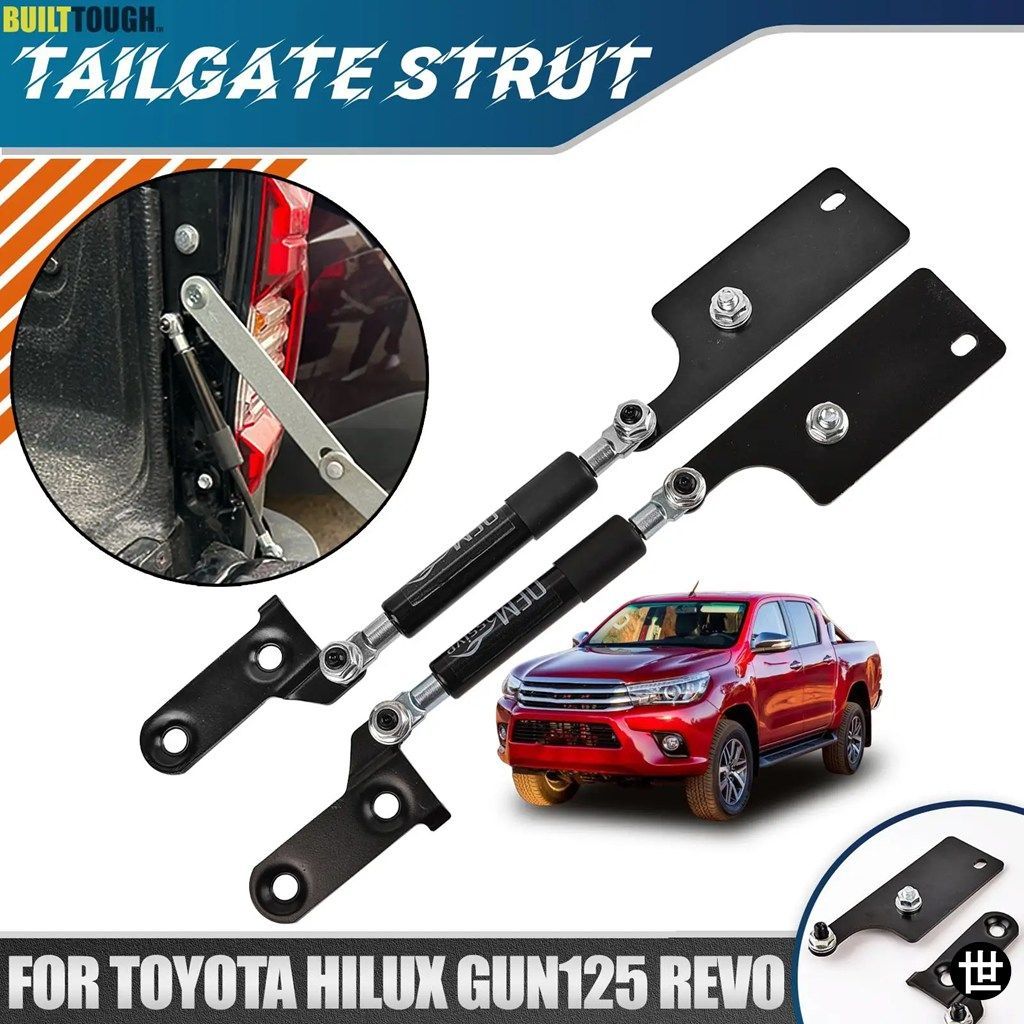 トヨタ ハイラックス GUN125 GUN126 REVO 2015 - 2020 用リア左右テールゲートストラットダンパー減速サポートロッドホルダー