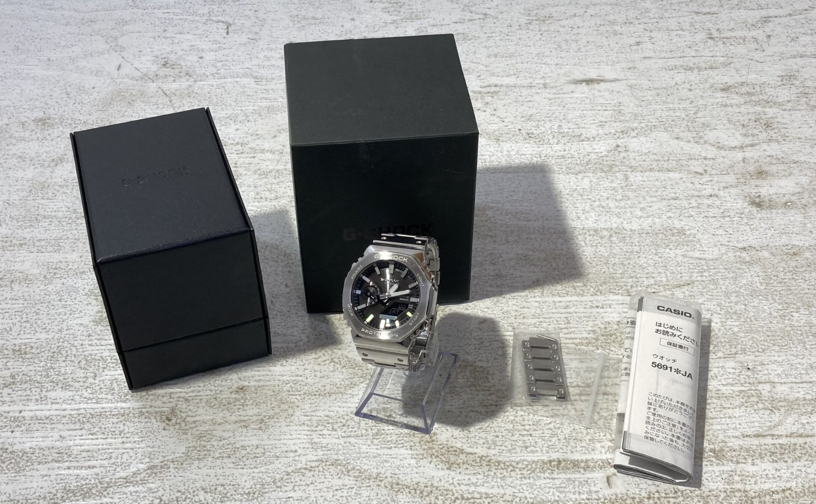 [紫波81-3-0612st] [併売] CASIO カシオ G-SHOCK GM-B2100 アナデジソーラー 時計[中古] [メンズ]
