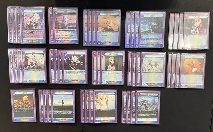 【デッキ】ソードアートオンライン 紫 ユナ【UNION AREANA】 ユニアリ SAO