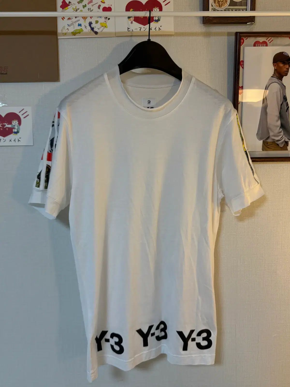 (M)YOHJI YAMAMOTO ヨウジヤマモト adidas アディダス 半袖Tシャツ 白