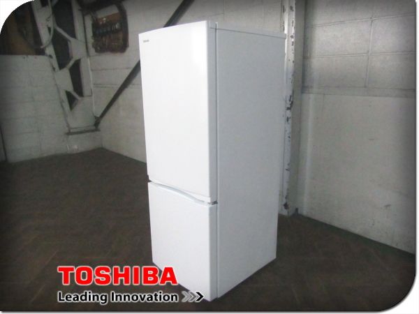 ■展示品■未使用品■TOSHIBA/東芝■ノンフロン冷凍冷蔵庫■153L■自動霜取り/耐熱天板■2026年製■GR-W15BZ1(W)■kdn6221m