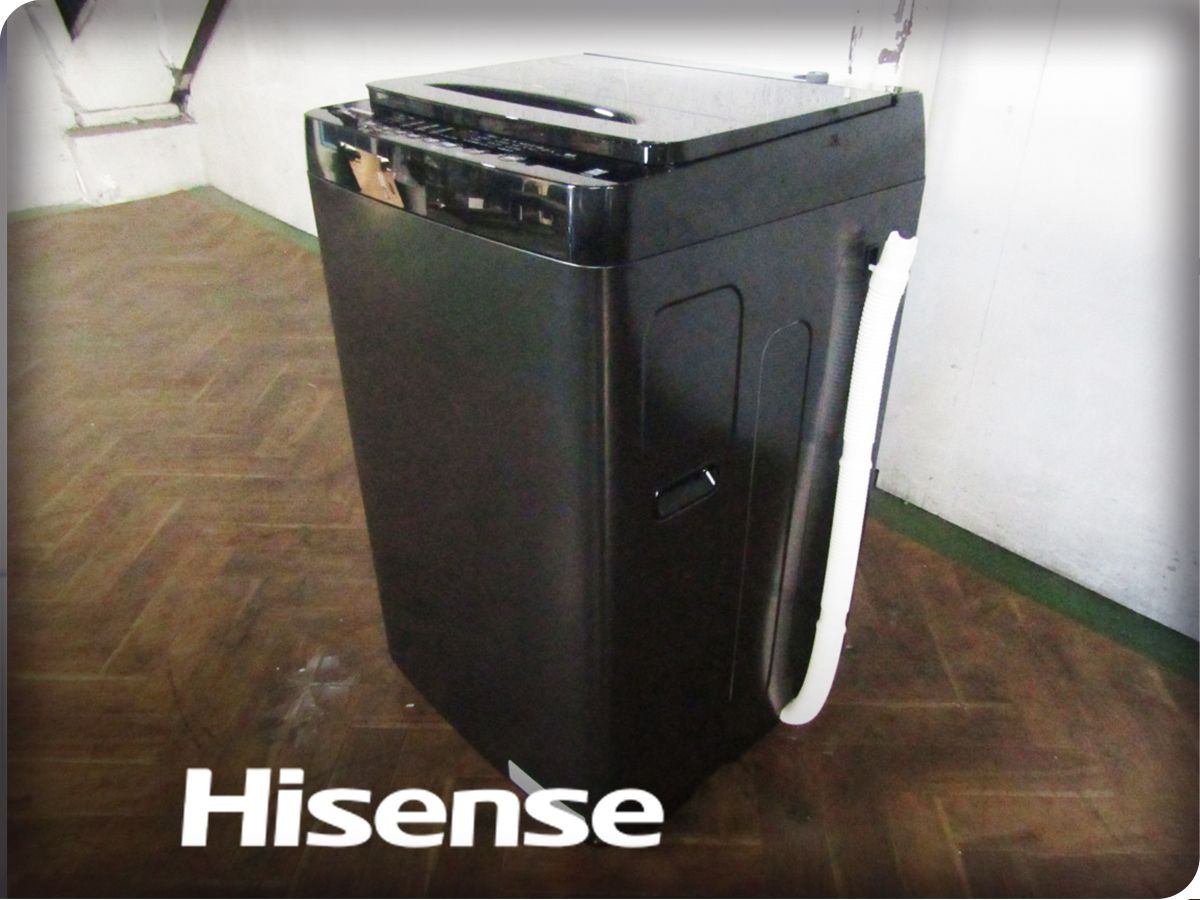 ■展示品■未使用品■Hisense/ハイセンス■全自動電気洗濯機■標準洗濯容量6.0kg■スリム■最短14分洗濯■2025年製■HW-K60B■kdn6217m