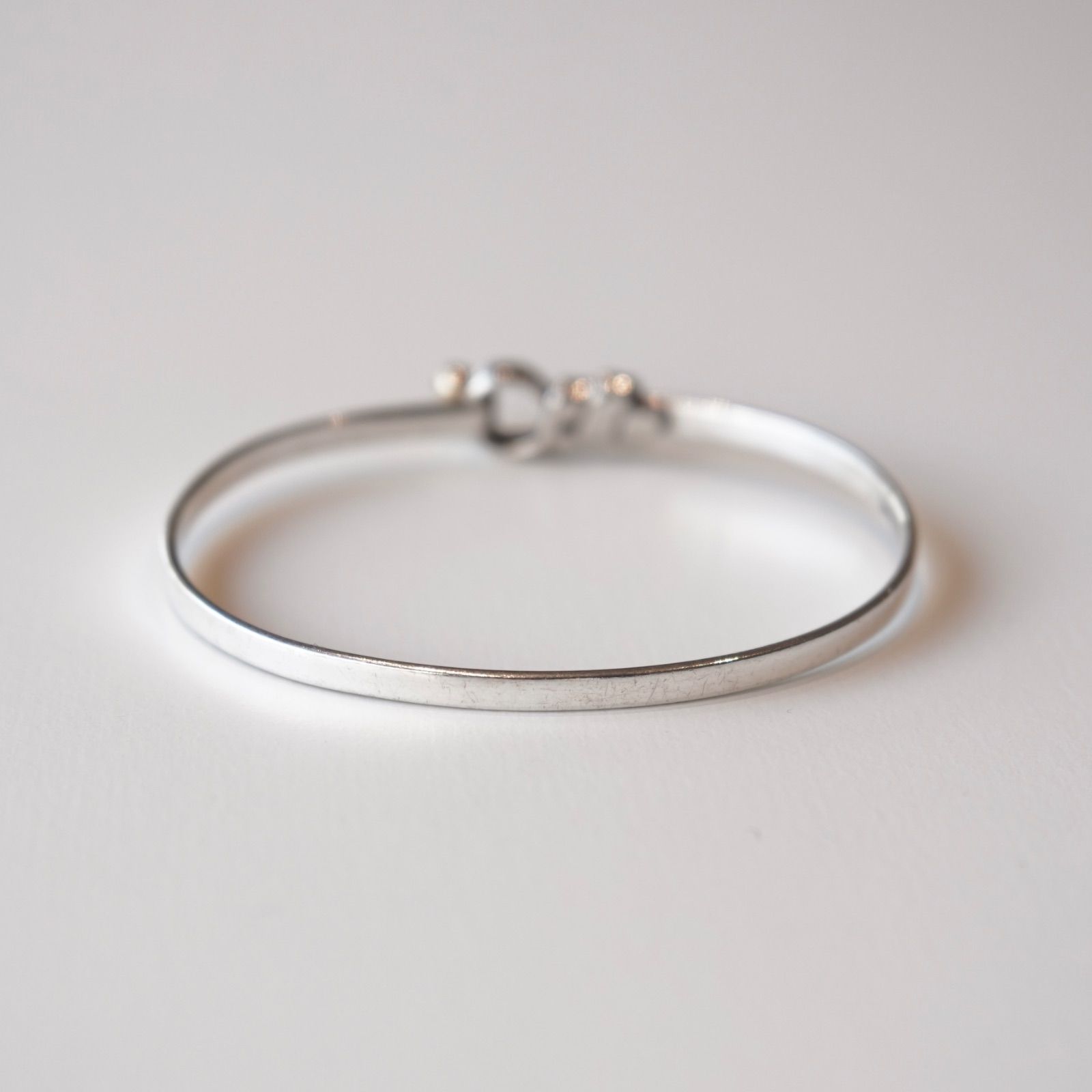 ティファニー TIFFANY&CO フックアンドアイ バングル コンビ オールド TIFFANY & Co. ティファニー フック&アイ バングル ヴィンテージ