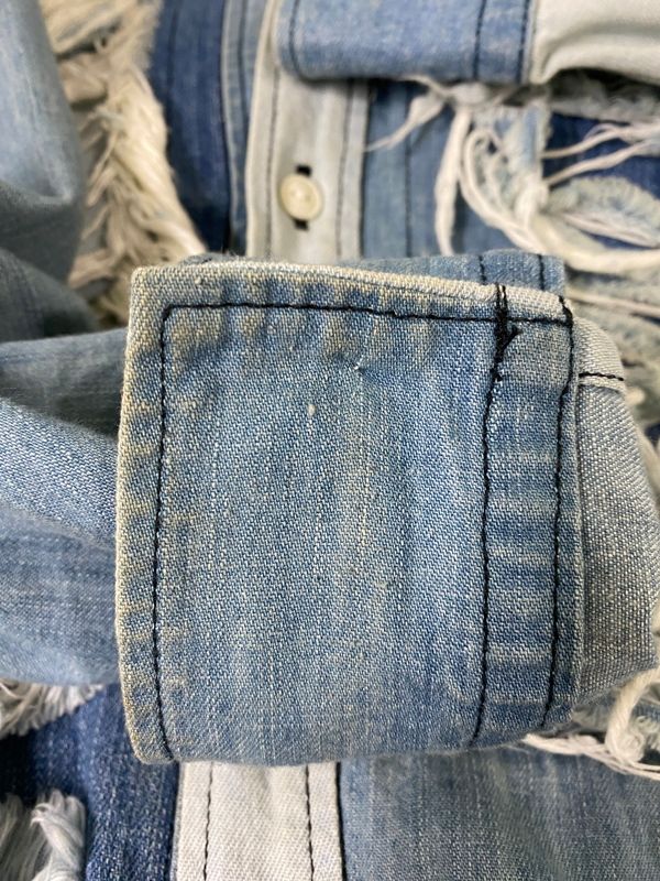 中古品】 NOZOMI ISHIGURO ノゾミイシグロ DENIM LONG SHIRT デニム