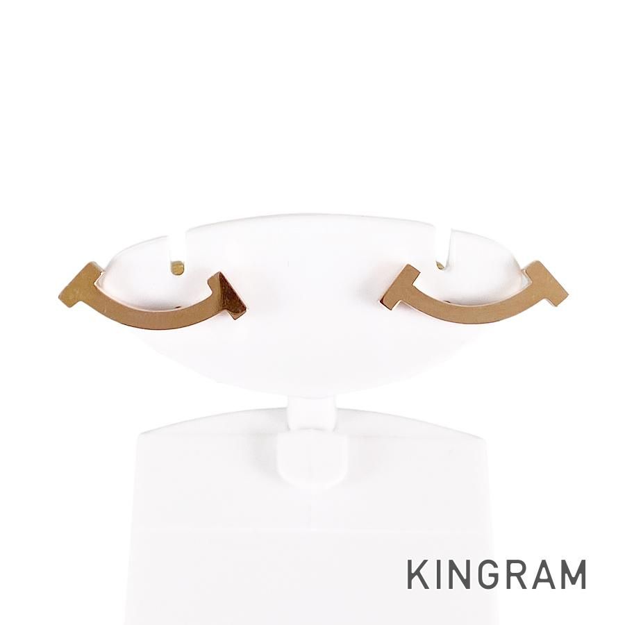 ティファニー TIFFANY&Co. Tスマイル ミニ K18PG ピアス sss【中古】