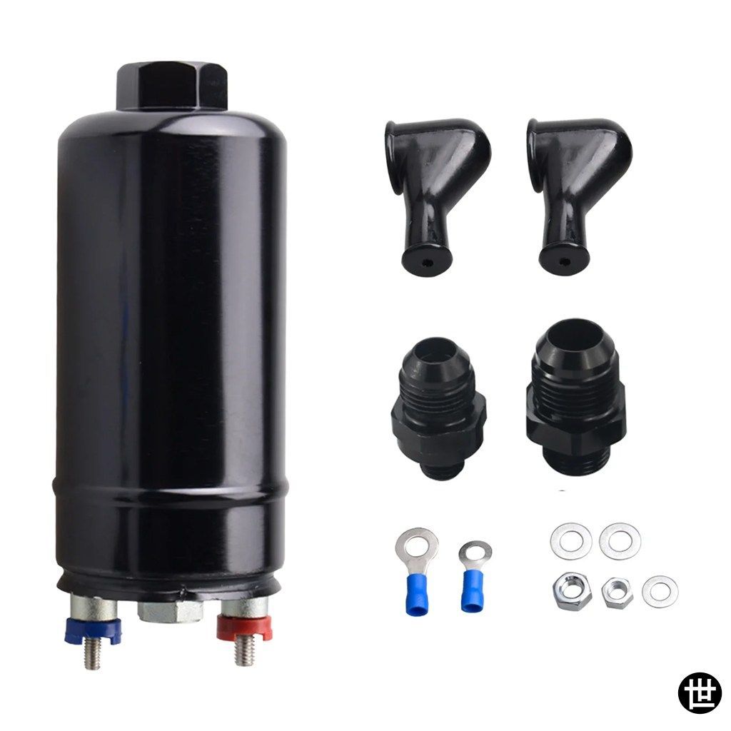 高フローEFI 380LPHインラインアウター044型燃料ポンプE85エタノール対応AN10インレットAN8アウトレット