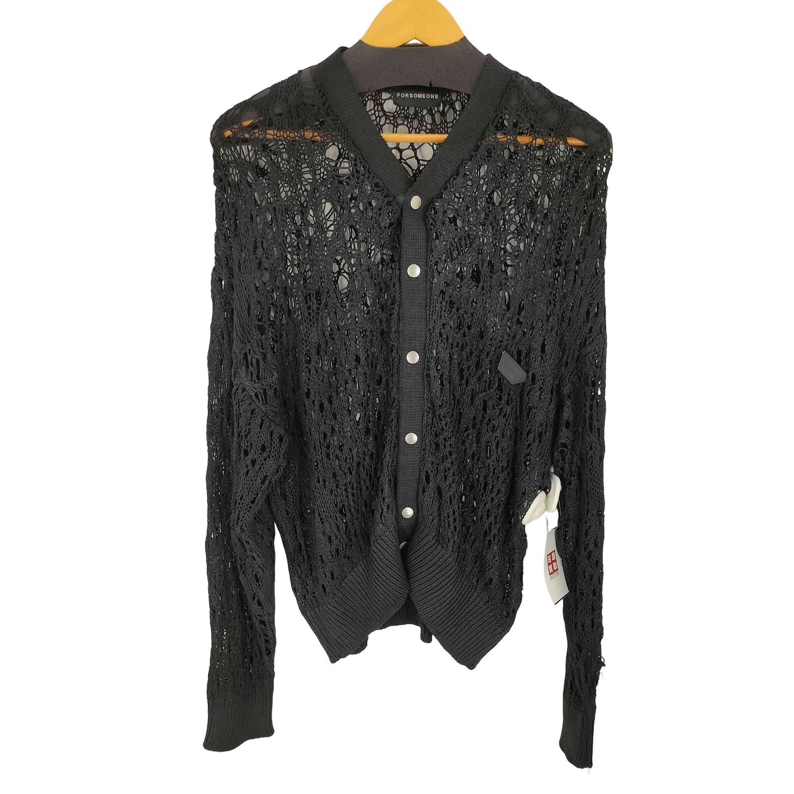 フォーサムワン FORSOMEONE SPYDER KNIT CARDY メンズ 表記無