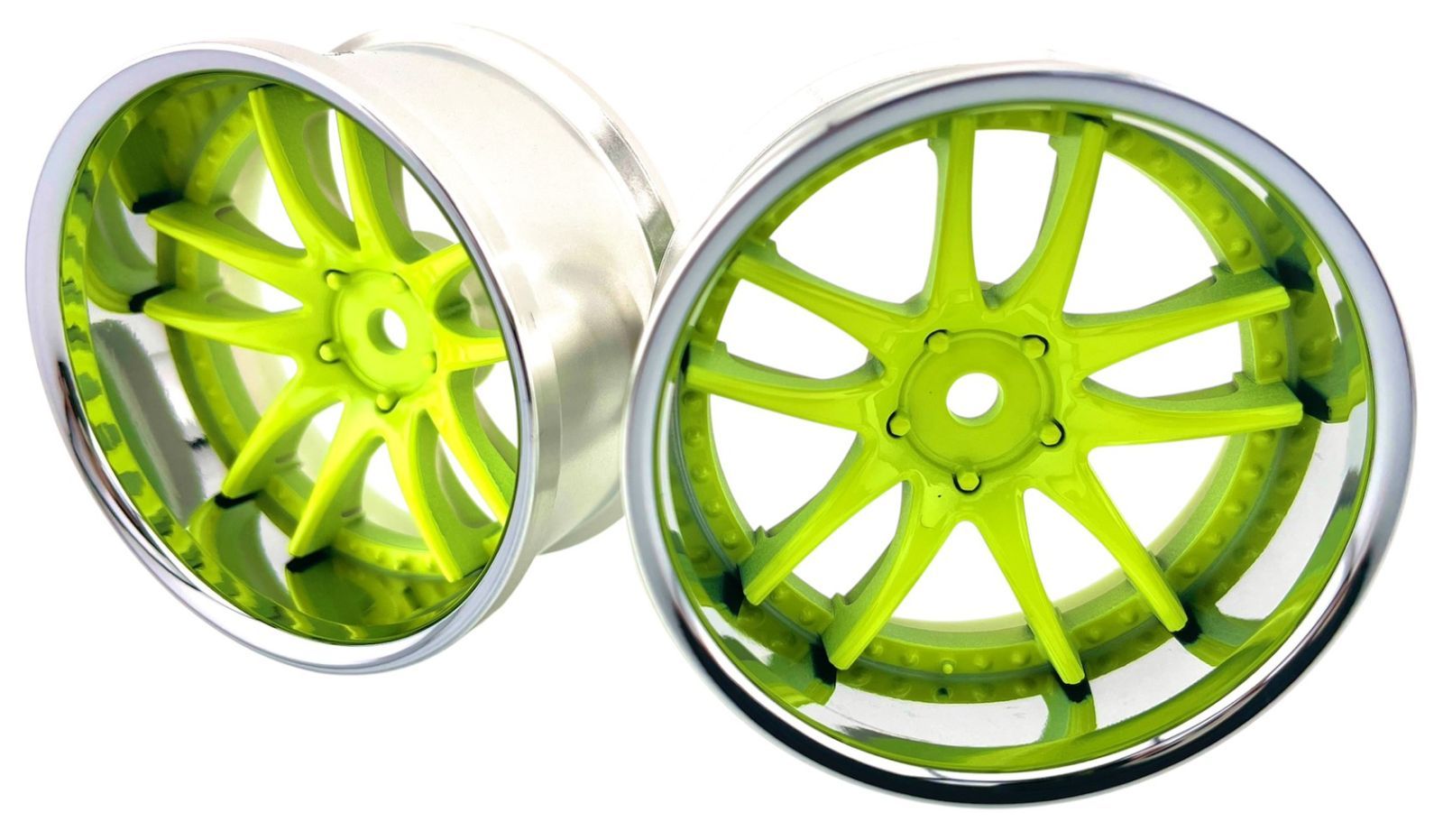 LAB LW-0606CNY / LW-0608CNY WORK EMOTION CR3P WHEEL Chrome Neon