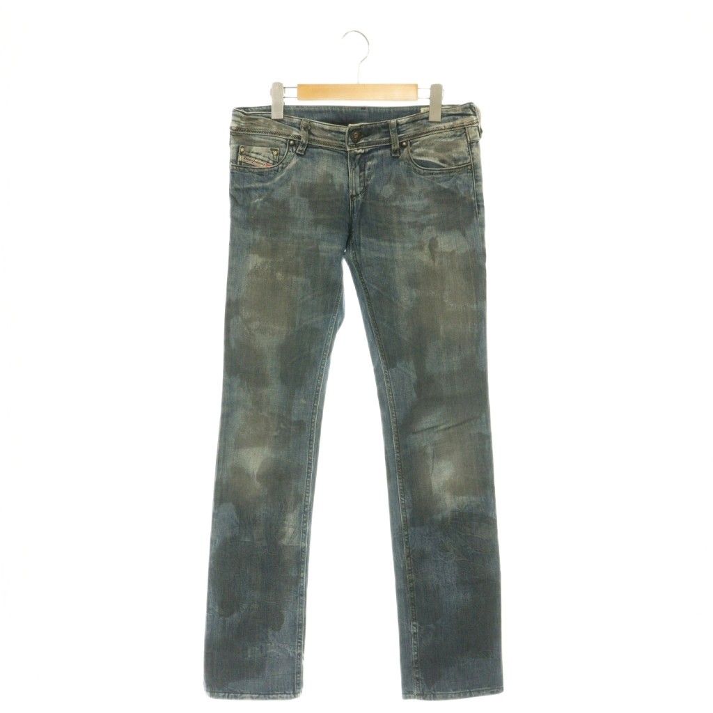 ディーゼル DIESEL LOWKY 0061E デニム ジーンズ 汚れ加工 USED加工 W28 L32 インディゴ /CX ■GY17