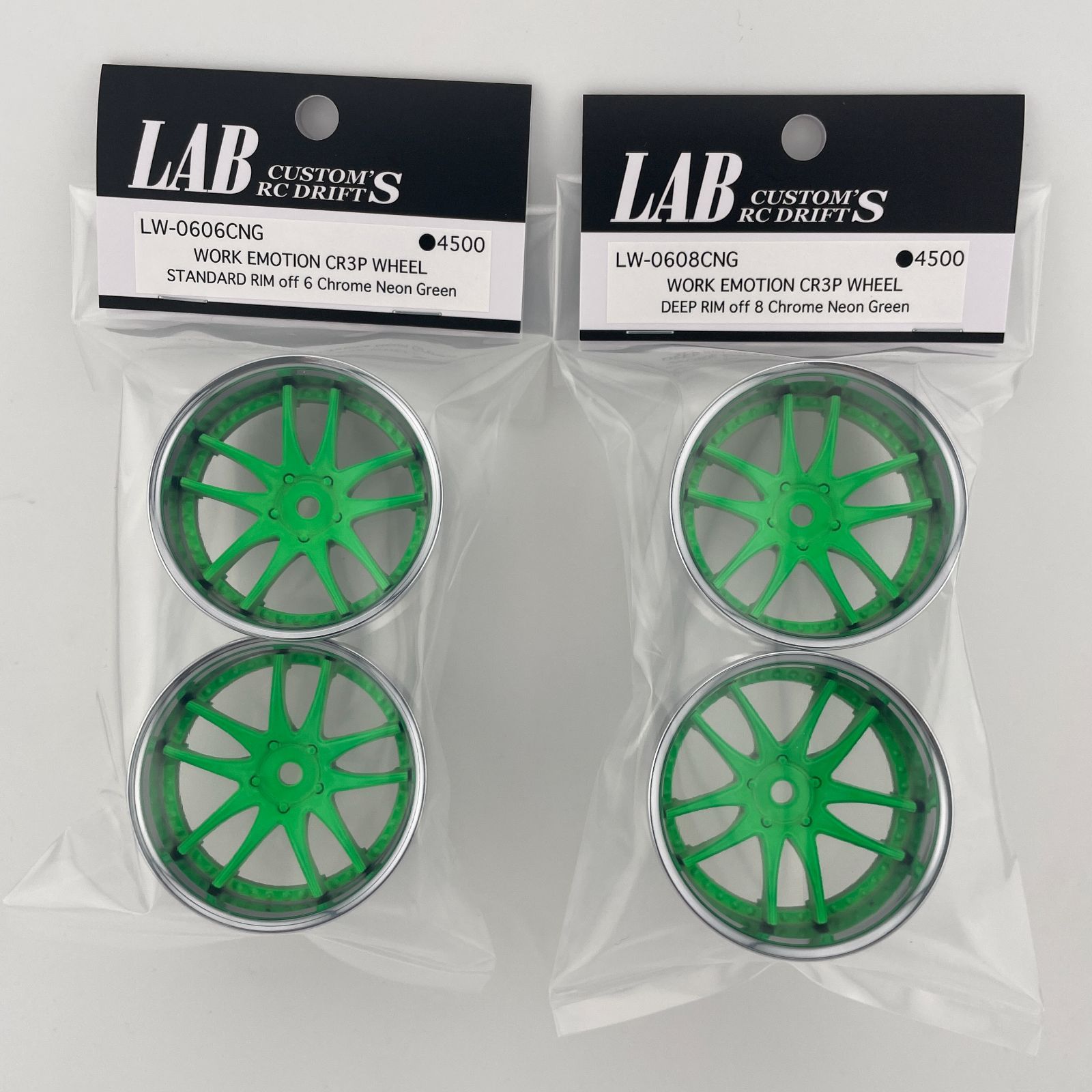 LAB LW-0606CNG / LW-0608CNG WORK VS KF# Black Platinum Metalic ラジコンホイール 新品