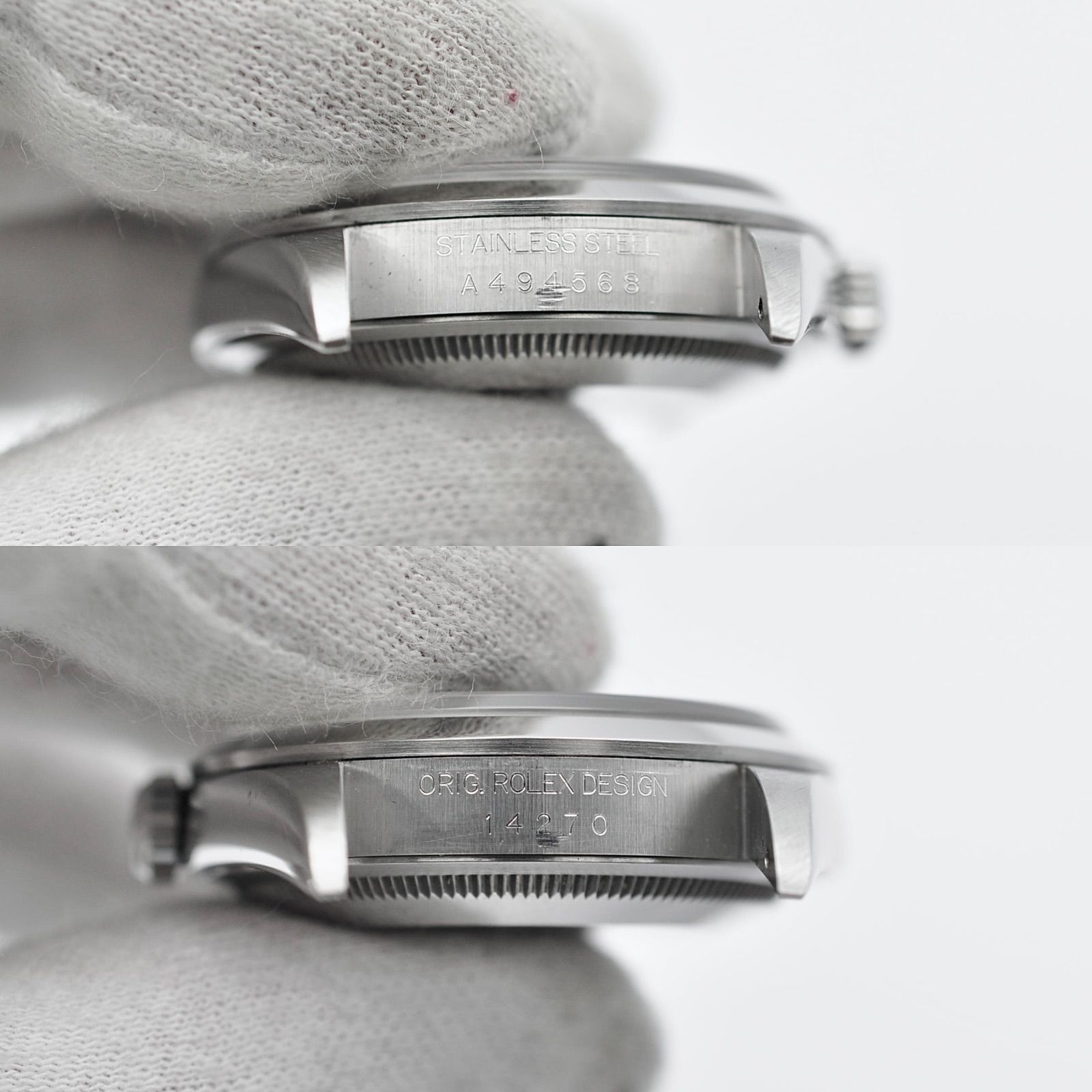 ROLEX ロレックス エクスプローラーⅠ 14270 ブラック文字盤 自動巻き 