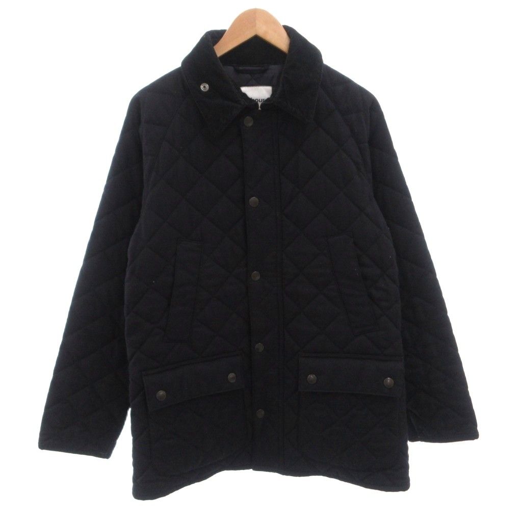 Barbour ships 別注キルティング　ウール　ビデイル　38 ネイビー バブアー Barbour SHIPS別注 ウールビデイル キルティングジャケット