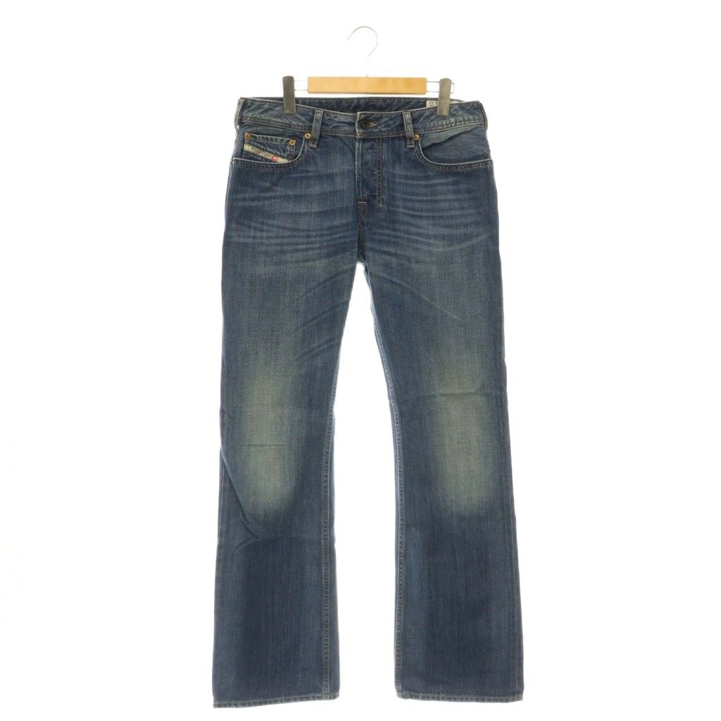 ディーゼル DIESEL デニム ジーンズ USED加工 ボタンフライ W30 L32 インディゴ ZATINY 008XR /CX ■GY17