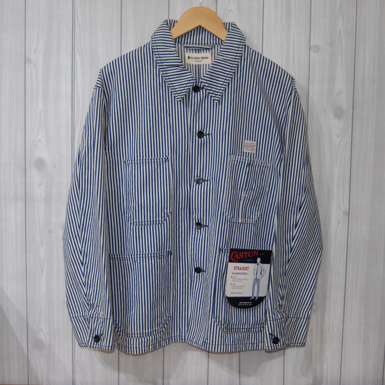 26MS0213 新品・未使用品 フラッシャー付き グローバルワーク×CANTON