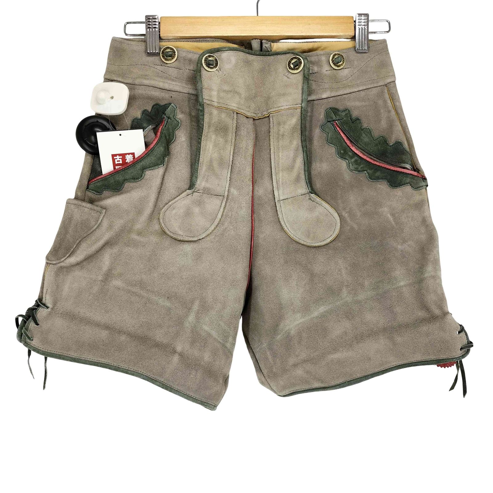 ユーズドフルギ USED古着 Lederhosen Bavarian レザーショーツ メンズ 表記無
