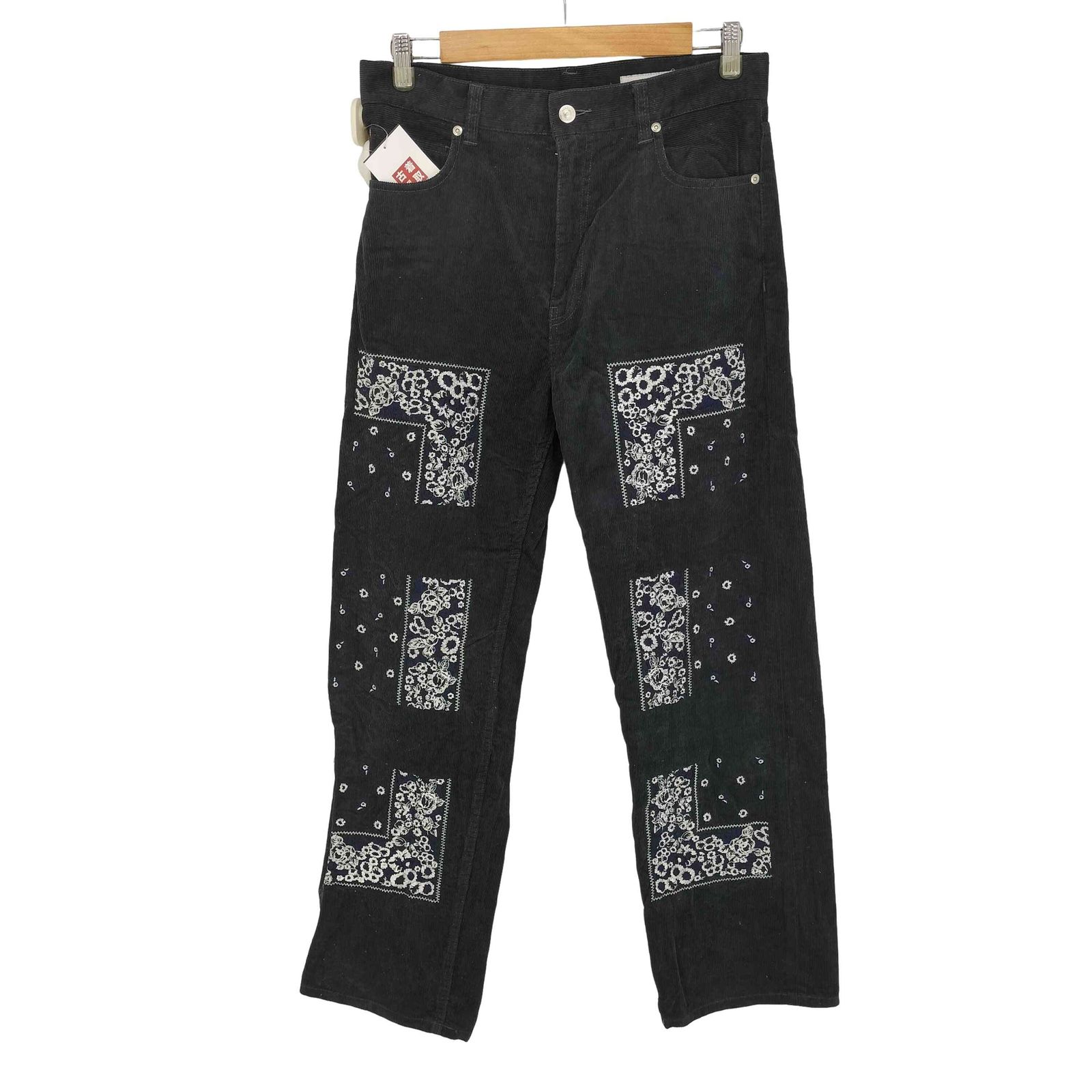 ユーズドフルギ USED古着 {{NOMARHYTHM TEXTILE}} Bandana Embroidery Corduroy Pants メンズ 1