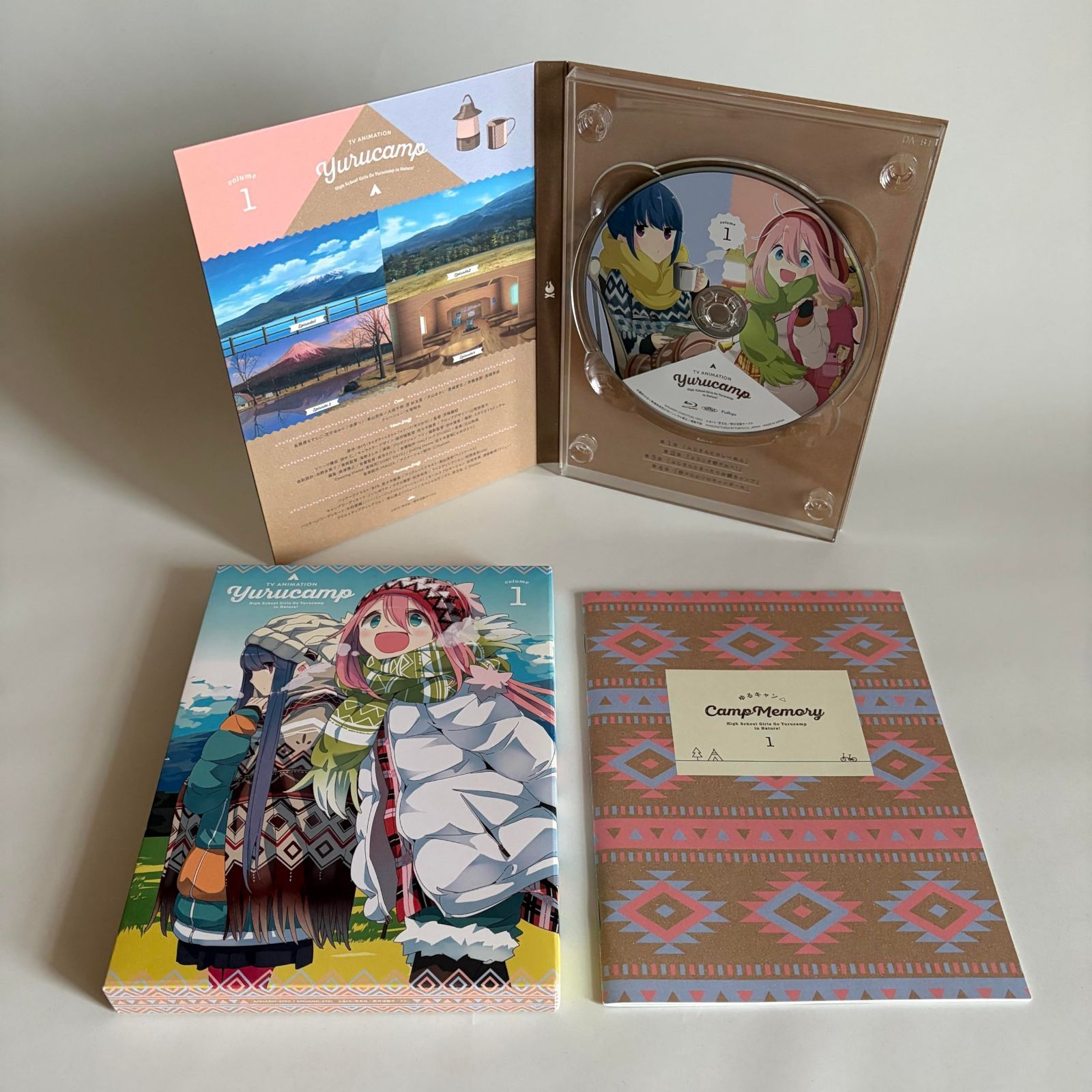 【Blu-ray】「ゆるキャン△」 初回生産限定盤 全3巻セット(全巻収納BOX付き)