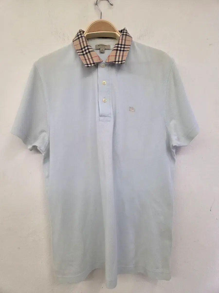 バーバリー カラーTシャツ L スカイブルー