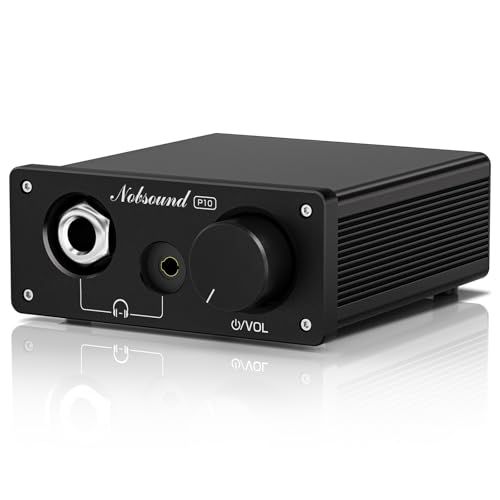 【新品】Nobsound ヘッドホンアンプ P10 30V昇圧回路 オペアンプ交換機能搭載 1100mW出力 6.35mm/3.5mmデュアル出力 コンパクトヘッドホン増幅器