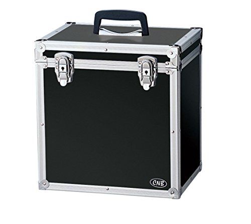 【新品】CNB レコードケース LP用 収納枚数 約50枚 LPC-310 ブラック