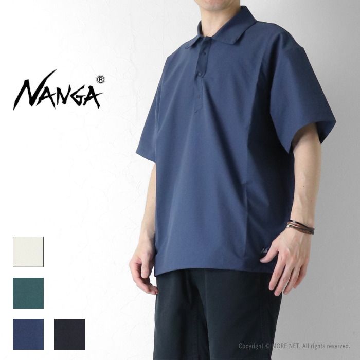 ナンガ NANGA ドットエア コンフィーポロシャツ N2610-1M096A メンズ レディース 半袖 DotAir