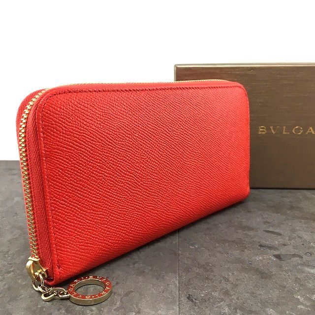 未使用品 BVLGARI 長財布 288182 ローズピンク ブルガリブルガリ 箱付き 174