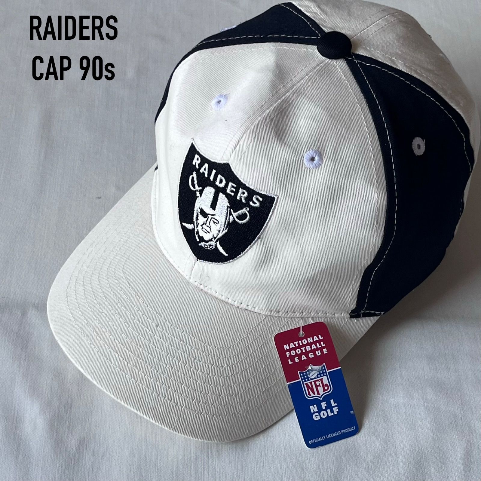 NFL RAIDERS レイダース　キャップ　アメフト　タグ付き　DEAD STOCK