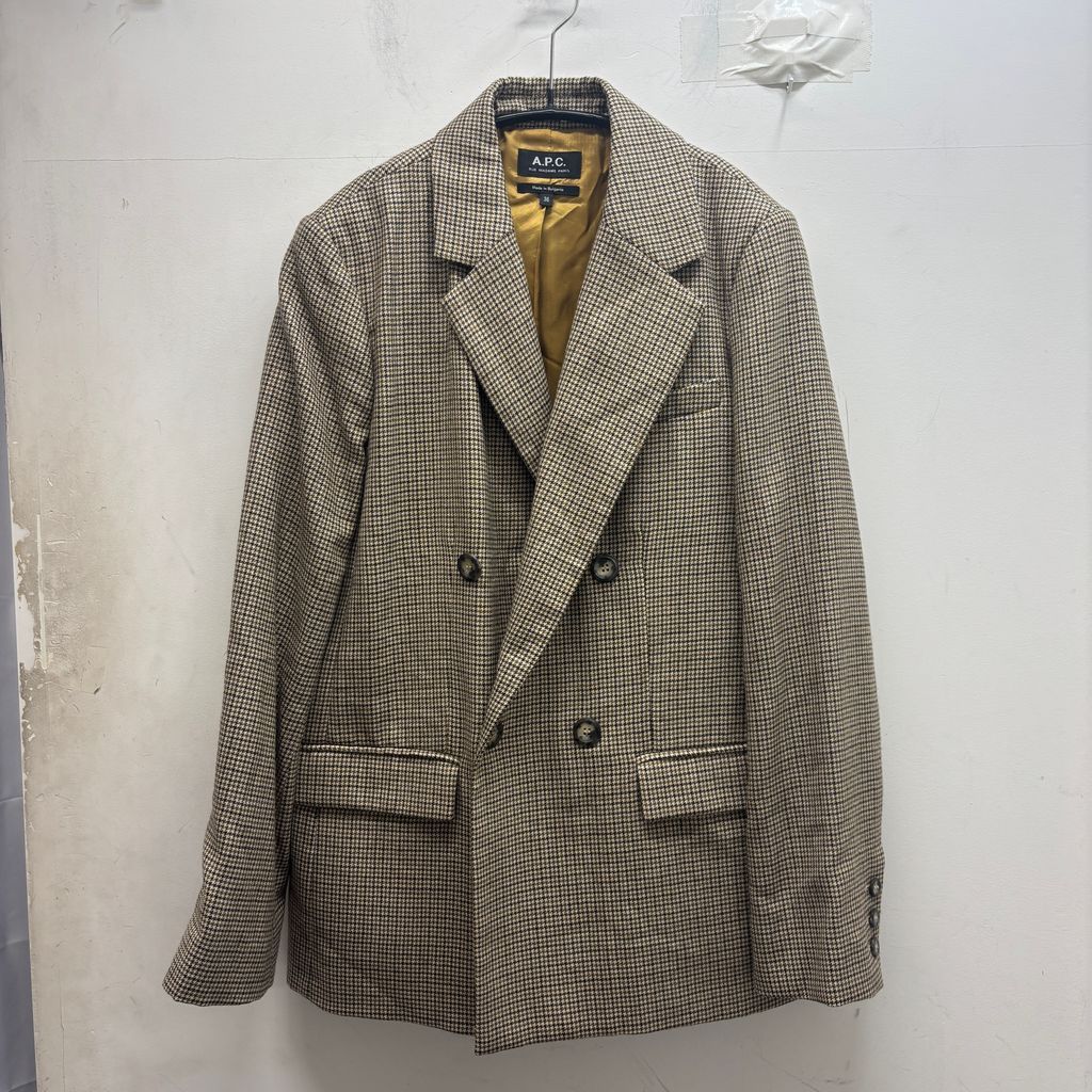 A.P.C アーペーセー CHECK TAILORED JACKET テーラードジャケット