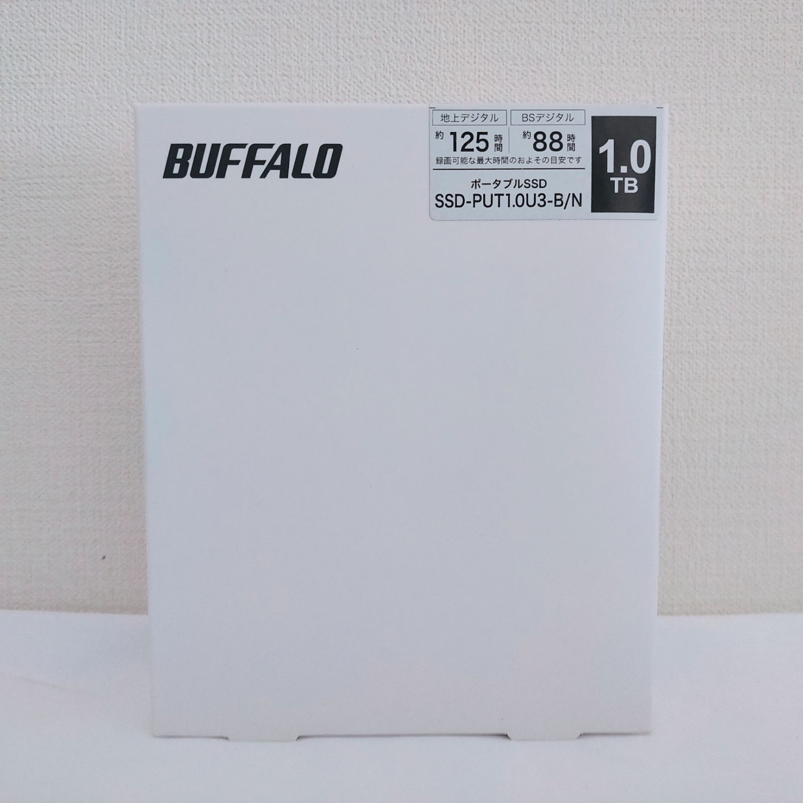【送料無料】BUFFALO バッファロー 外付けSSD SSD-PUT1.0U3-B/N（JANコード: 4981254057858）