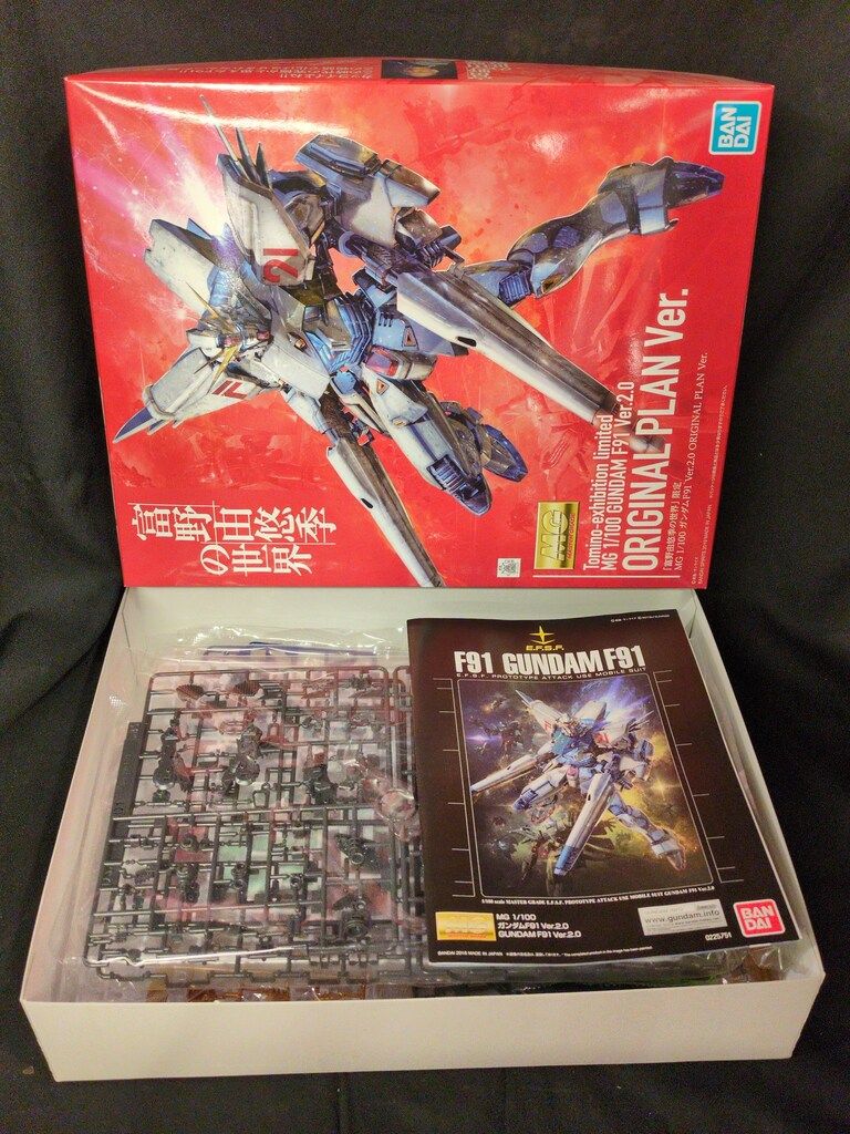 BANDAI SPIRITS MG 1/100 富野世界展限定 ガンダムF91 Ver.2.0 ORIGINAL PLAN Ver