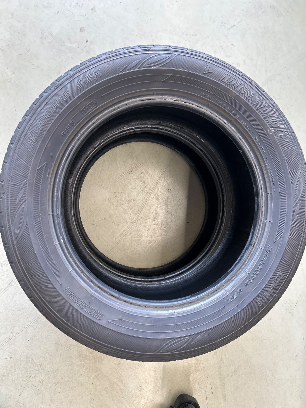 2本のみ　夏　ノーマル　タイヤ　215/60R16 ダンロップ　EC202 2024年製造