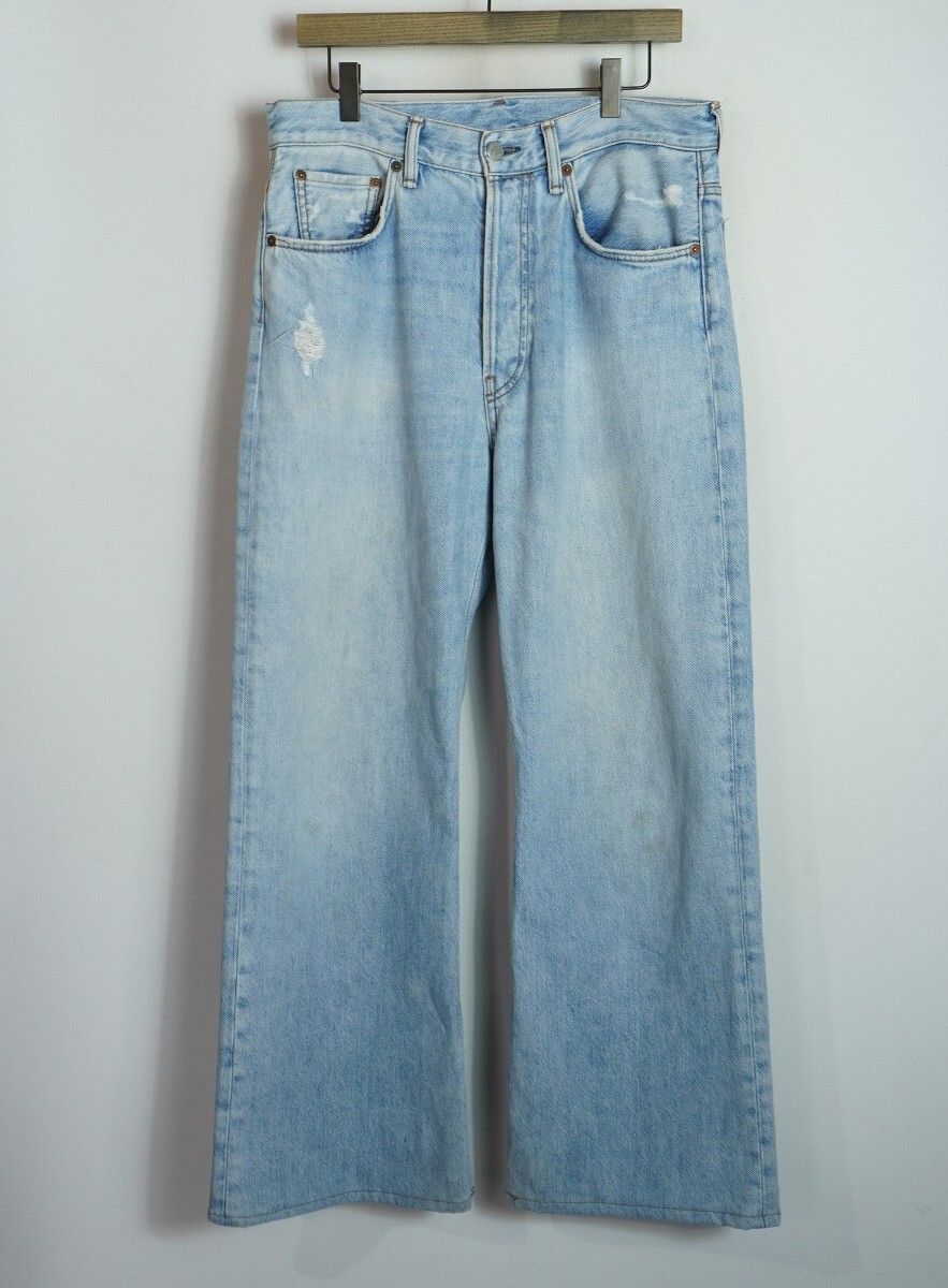 正規 25AW ACNE STUDIOS アクネ ストゥディオズ 2021M Light Blue Vintage B00277 ルーズフィット ジーンズ デニム パンツ 青 2771Q♪