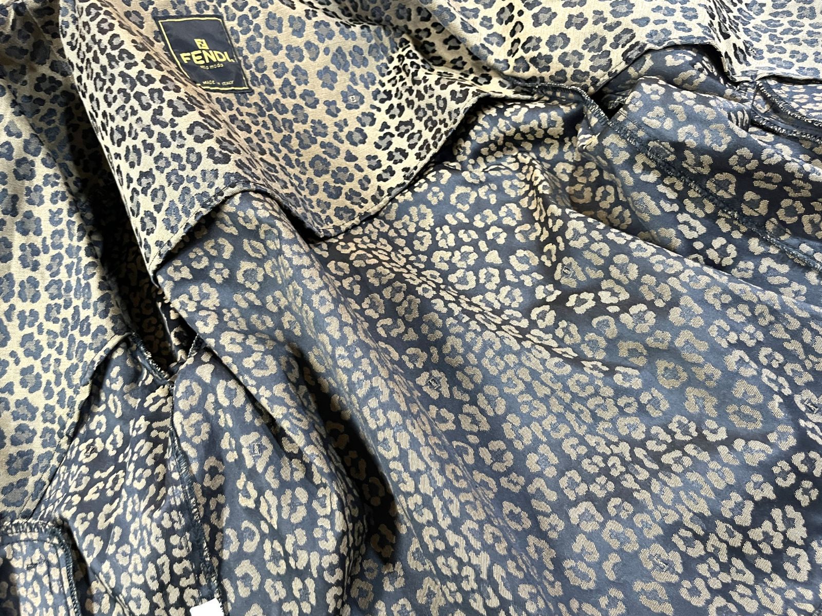 90s ヴィンテージ FENDI｜フェンディ レオパード 豹柄 セットアップ