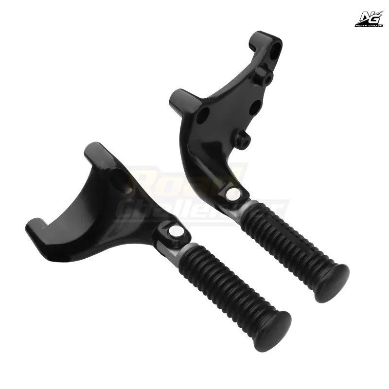 オートバイ後部座席用フットペグ/フットレスト/ペダル ハーレー スポーツスター アイアン 883 1200 XL 48 72 スーパーロー 2014-2020