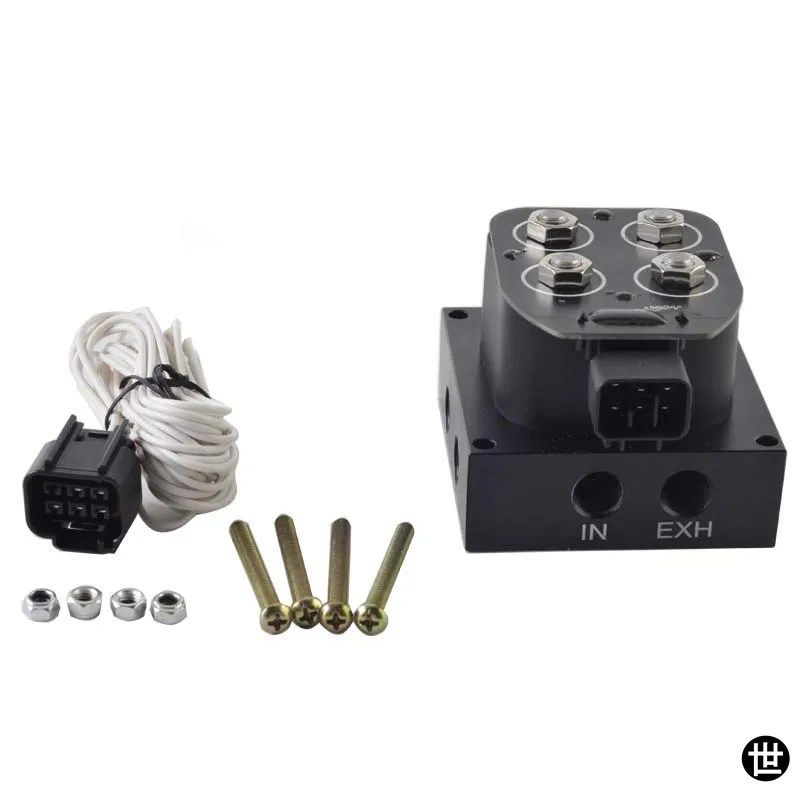 /オートバイ12Vソレノイドバルブエアサスペンションマニホールドバルブ1/4NPT1/8NPT0～300PSI