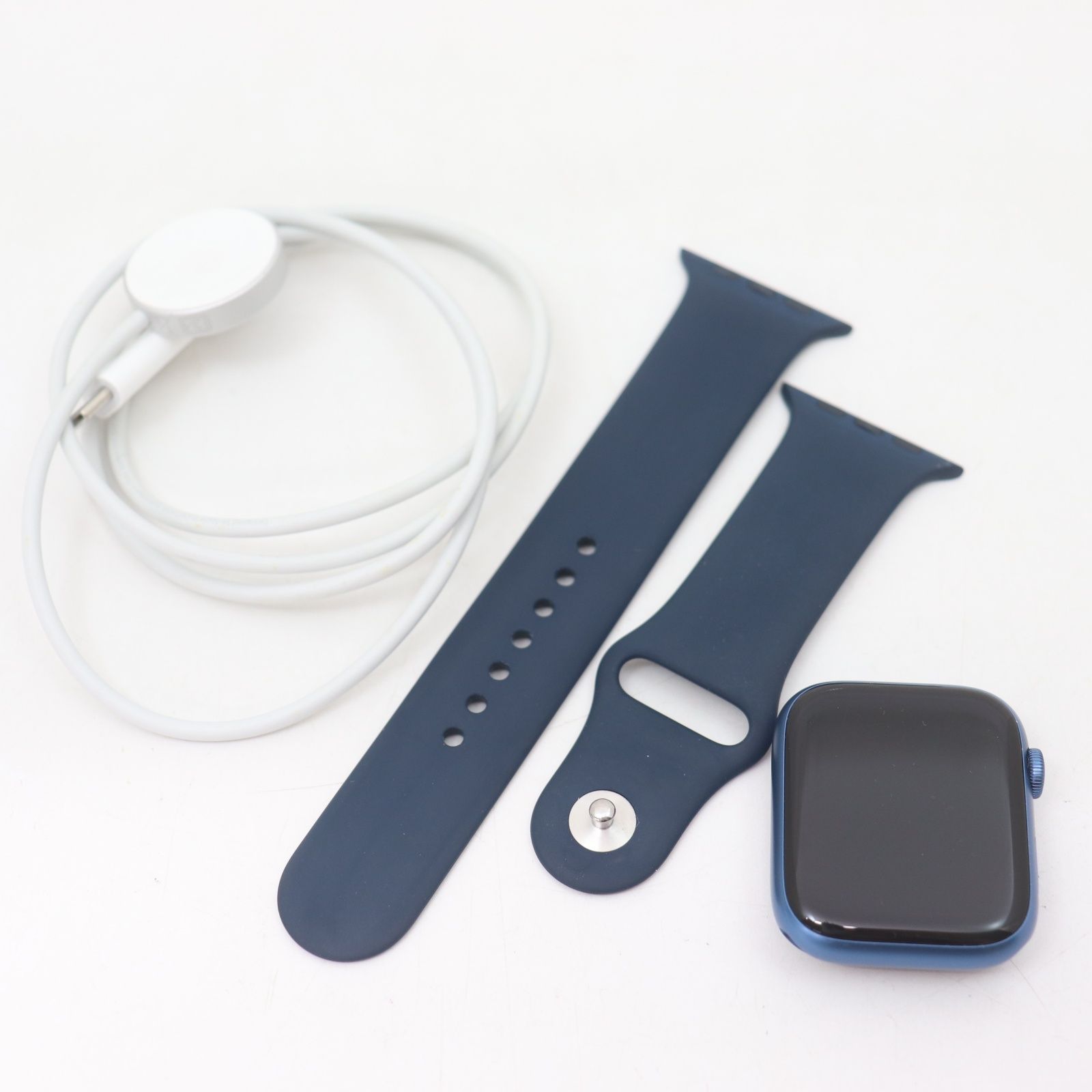 Apple Watch Series 7 45mm ブルー 美品 バッテリー91% - メルカリ