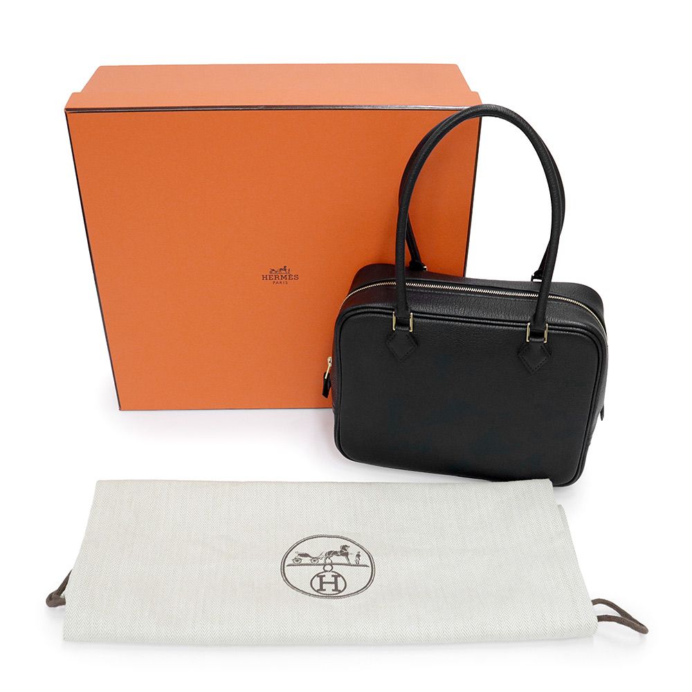 HERMES エルメス プリュム ミニ 20 ブラック ヴォーガリバー エルメス プリュム ミニ 20 シェーブルミゾール ノワール ブラック W