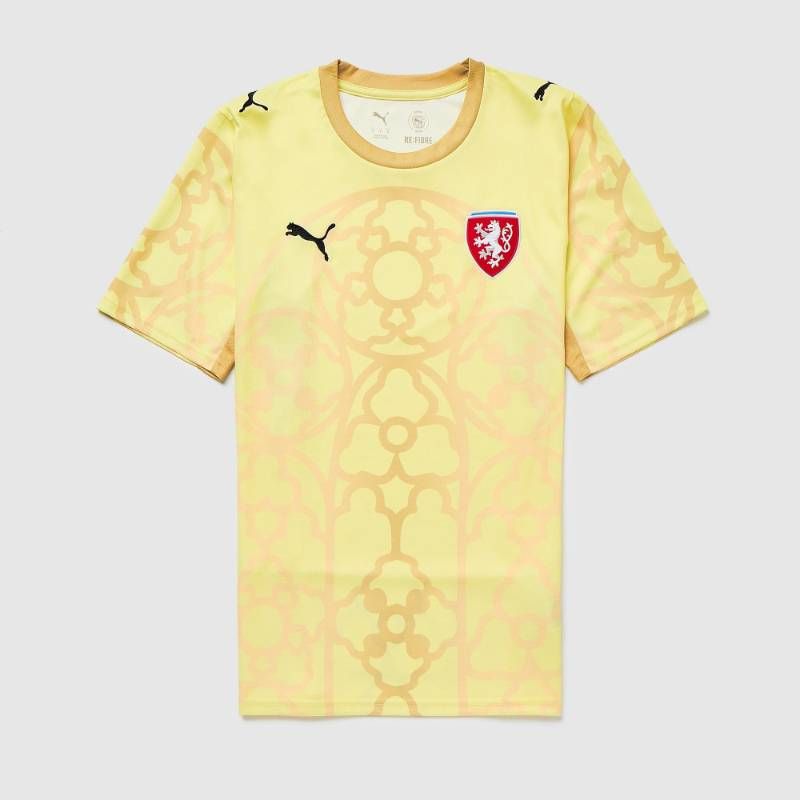 【送料無料・匿名配送】Puma プーマ チェコ代表 2026 × サレヘ・ベンブリー 公式 GK シャツ 金 長袖 コラボ 限定 新品 正規品