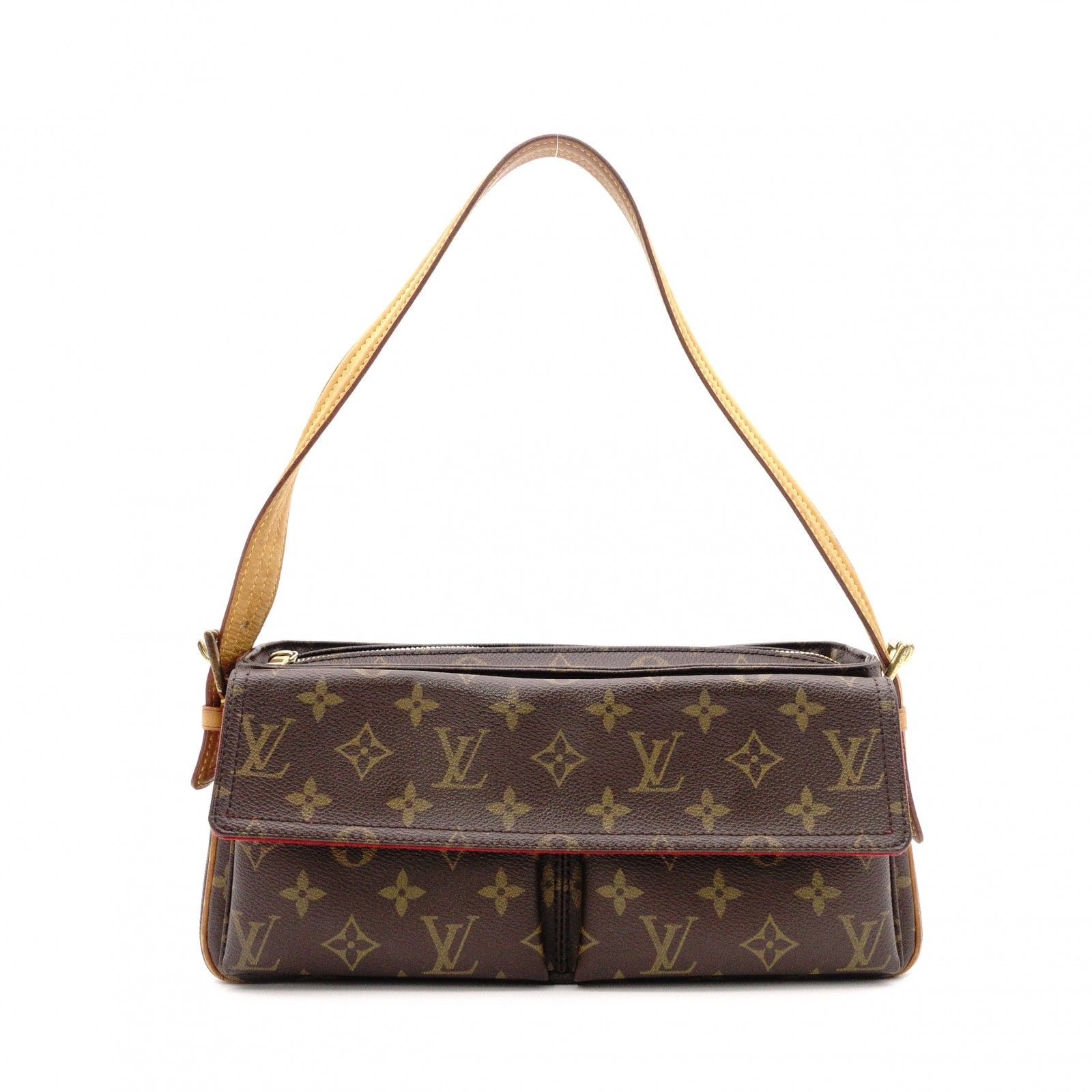 LOUIS VUITTON ルイ ヴィトン ヴィバシテ MM モノグラム ショルダーバッグ レディース レザー