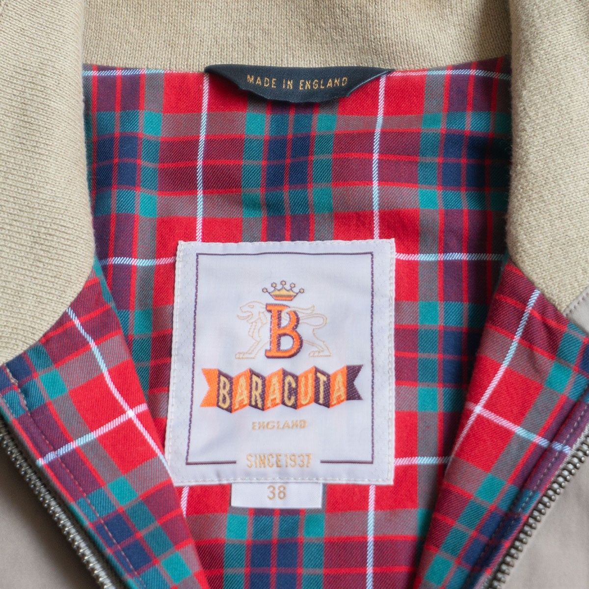 美品】 BARACUTA 【G9 スウィングトップ ハリントンジャケット】 38 