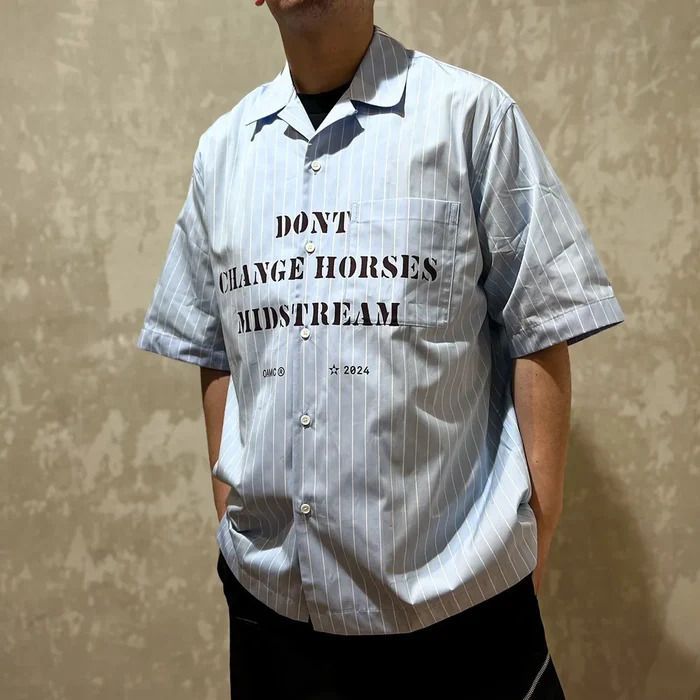OAMC  SHIRT STRIPES 半袖 シャツ sizeS OAMC KURT SHIRT STRIPES 半袖 シャツ sizeS 24SS