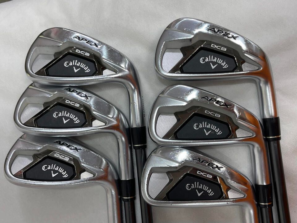 キャロウェイ　APEX DCB 2021　Diamana 55 for Callaway　Rフレックス　アイアンセット　中古　ゴルフドゥ！倉敷笹沖店【最短即日発送】