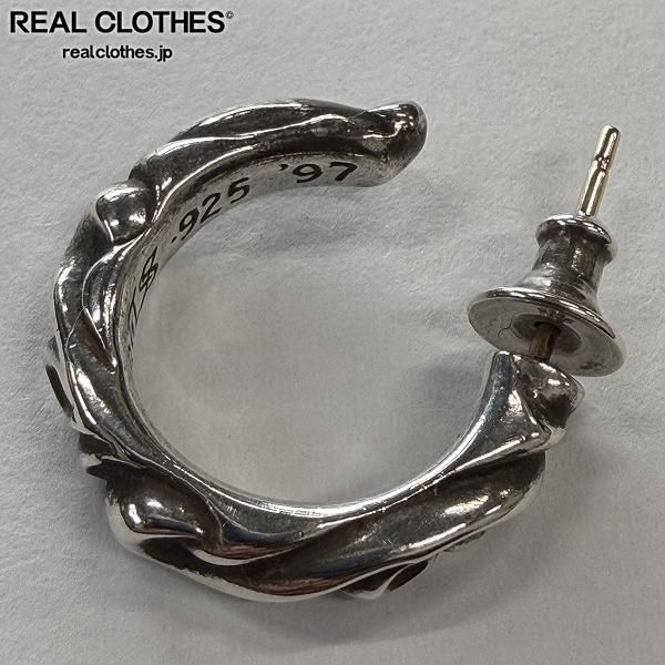 レシート付き】CHROME HEARTS/クロムハーツ SCROLL HOOP SML