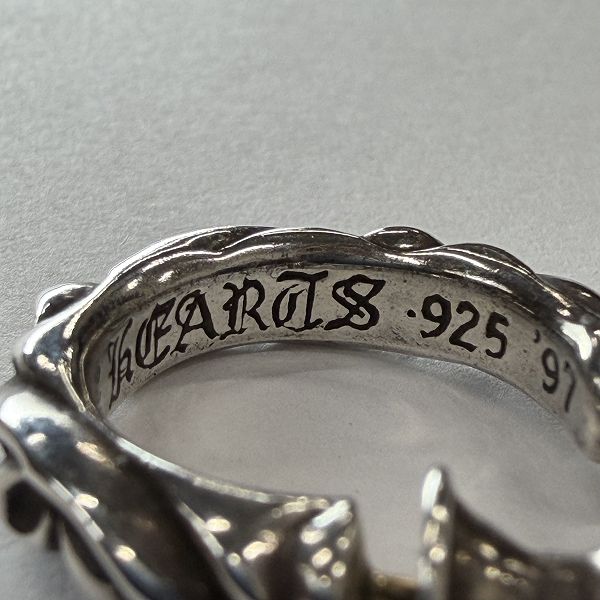 レシート付き】CHROME HEARTS/クロムハーツ SCROLL HOOP SML