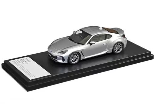 【中古】ミニカー 1/43 SUBARU BRZ S 2021(アイスシルバー・メタリック) [HS376SL]