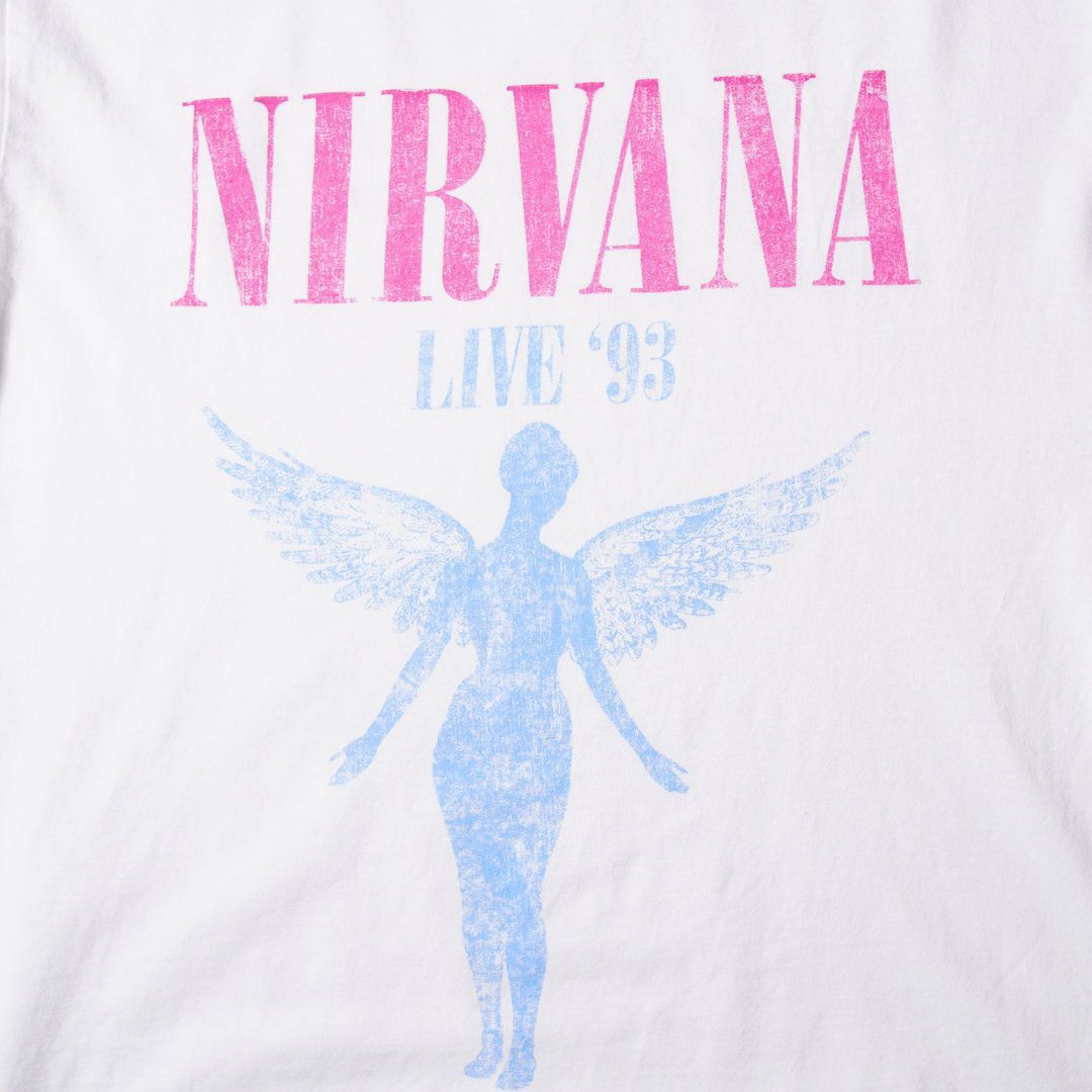 ニルヴァーナ NIRVANA Tシャツ L ホワイト バンT バンドT ロックT