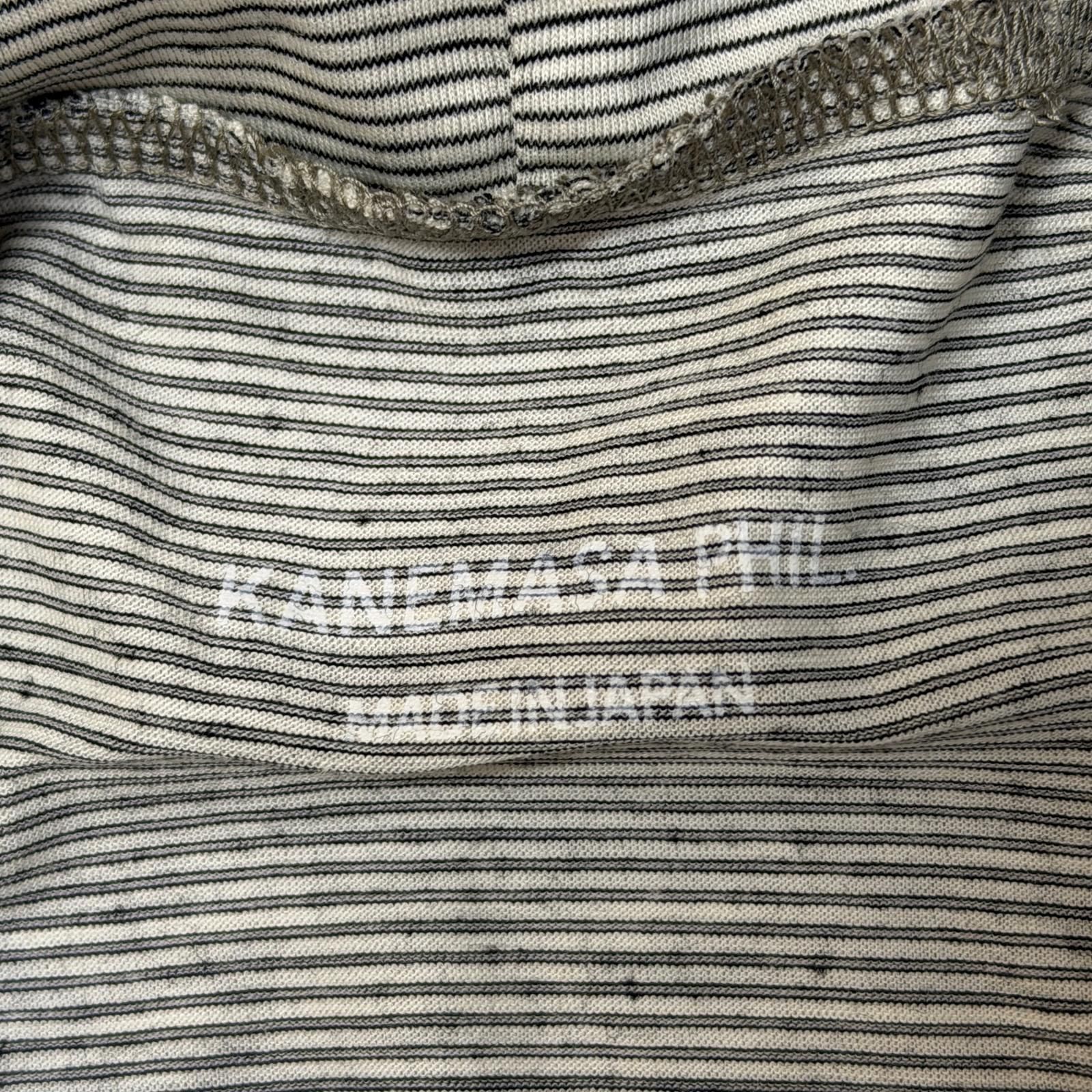 参考上代24200円 未使用 KANEMASA PHIL. 25AW 36G WOOL STRIPE TURTLE 