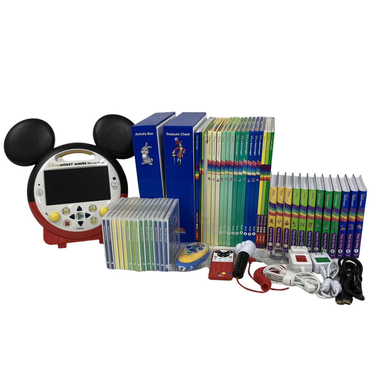 DWE ディズニー英語システム メインプログラム Blu-ray版 2020年頃 幼児 英語 教材 中古 O11298203