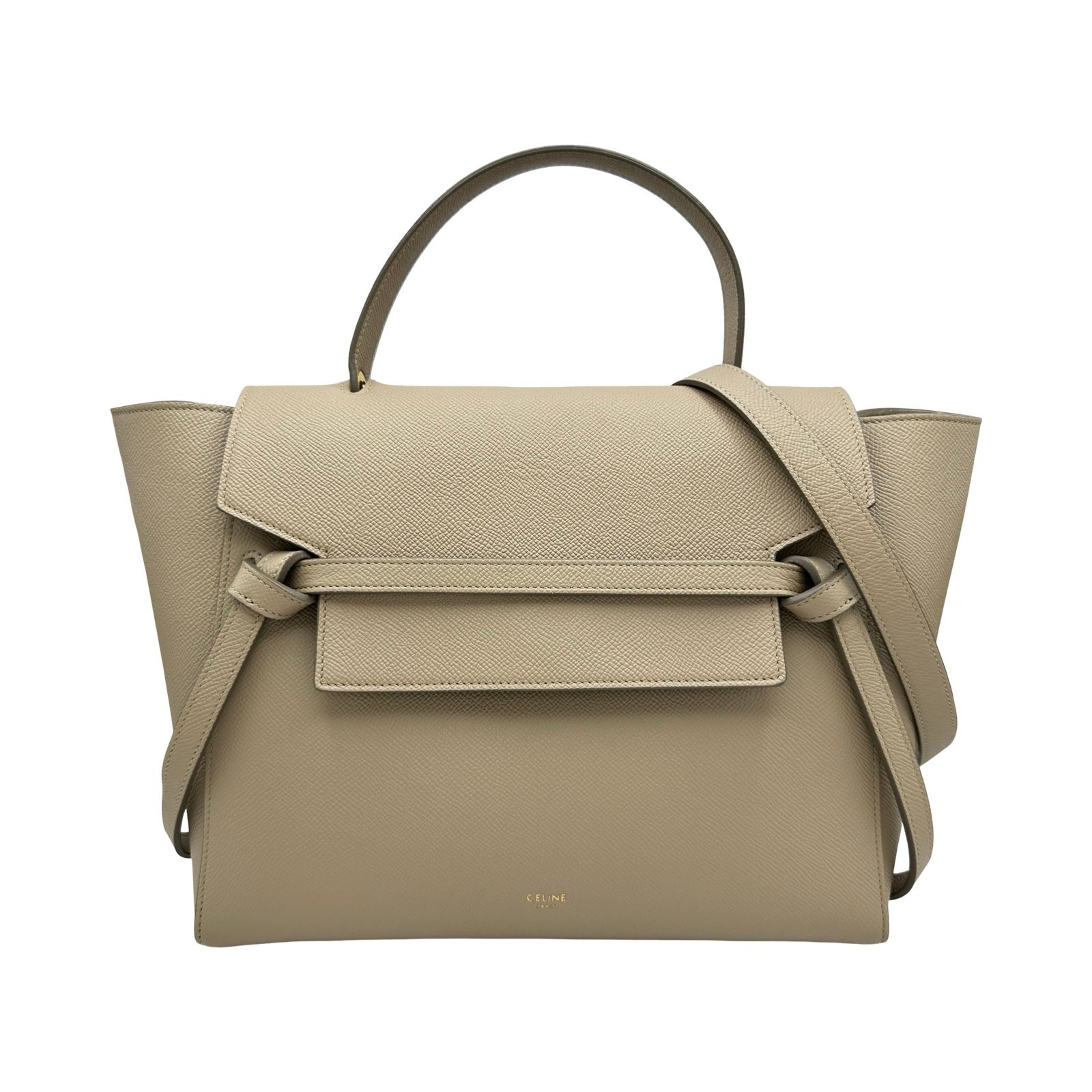 セリーヌ CELINE ベルトバッグミニ 176103 ベージュ グレインレザー レディース ショルダーバッグ 89,100円